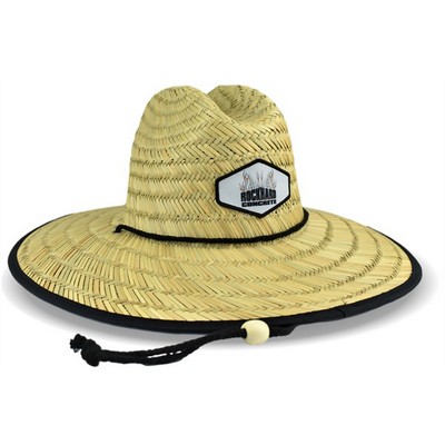 Lifeguard Straw Hat w/Full Color Imprint