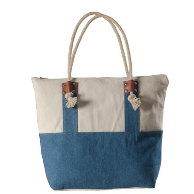 Small Premium Cotton Fashion Tote Bag (12"x4"x15")