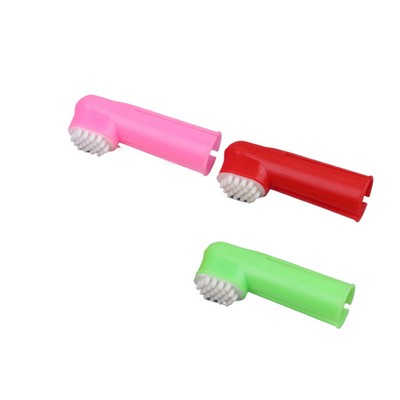 Pet Dog Teeth Brush Oral Finger Brush Set