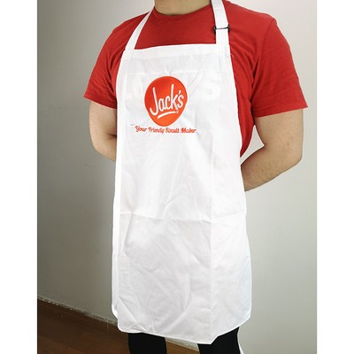 Wide Butcher Apron W/Various Logo/Adjustable Strap 28"X 35"