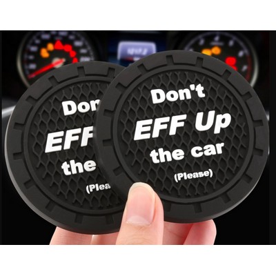 Round Car cup Coaster