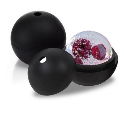 Large Round Sphere Ice Molds w/Lid