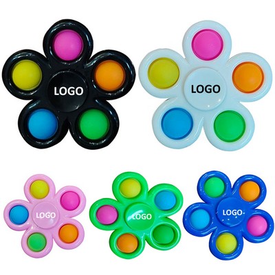 Finger Push Pop Fidget Bubble Spinner