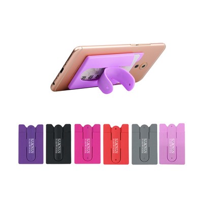 Silicone Phone Wallet With Stand