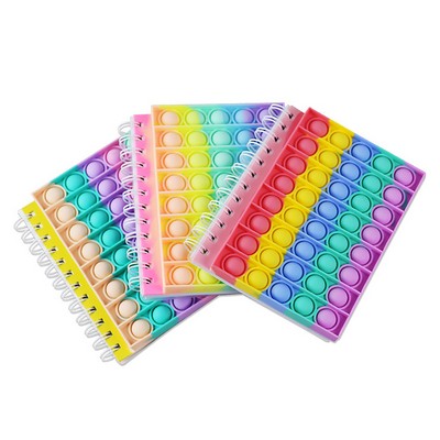 Push Bubble Silicone Notebook