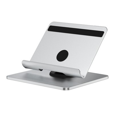 360 Rotation Foldable Square Base Aluminum Alloy Desktop Phone Stand Laptop Stand