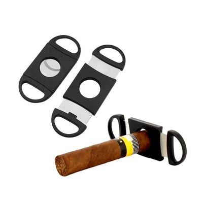 Double Black Guillotine Cigar Cutter