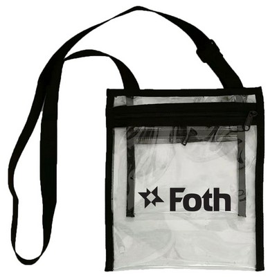 Clear PVC Stadium Shoulder Bag