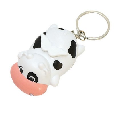 Flying Cow LED Sound Keychain