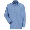 Dickie's® Men's Canvas Long Sleeve Work Shirt - Light Blue