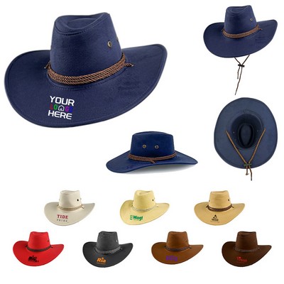 Suede Western Cowboy Hat