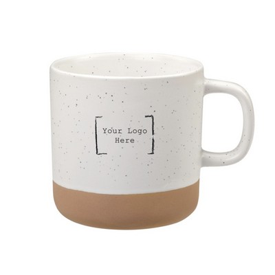 Ceramic and Clay Base Mug 12 oz