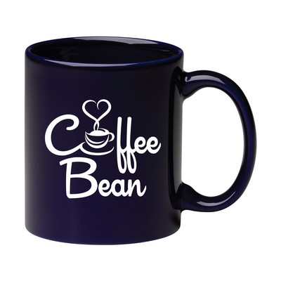 11 oz. Cobalt Blue C Handle Mug