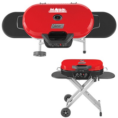 Coleman RoadTrip 285 Portable Stand-Up Propane Grill - red