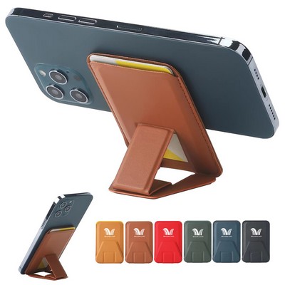 Phone Stand And Card Holder Magnetic Wallet