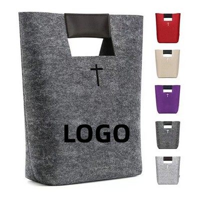 Beautifully Designed Handle Bible Cover Bag