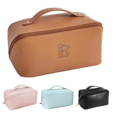 PU Leather Travel Cosmetic Bag