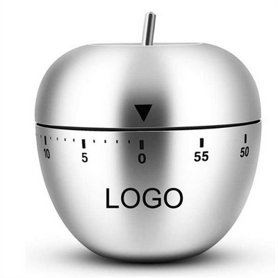 Stainless Steel Apple Shape Kitchen Timer