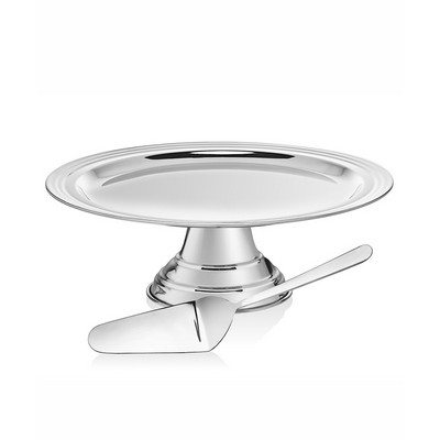 Godinger Revere Cake Stand with Server