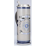 Salt-Glaze Stein, 0.50L