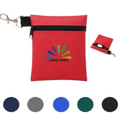 Zipper Golf Ball Pouch MOQ 10pcs