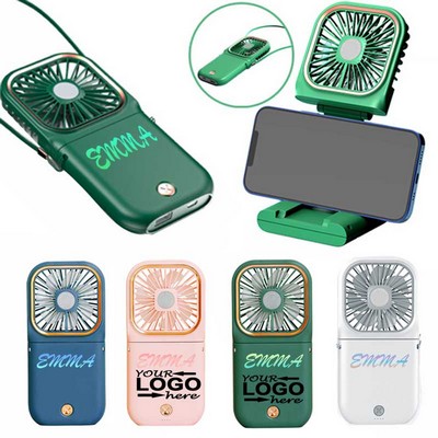 4 in 1 Mini Fan with Power Bank