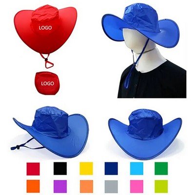 Folding Cowboy Hat With Pouch