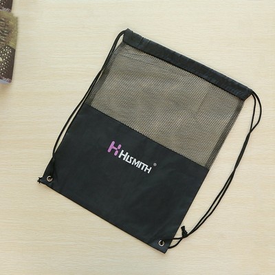 Classic Polyester Waterproof Drawstring Bag-210D