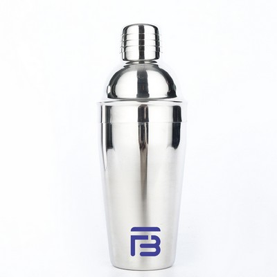 16oz Stainless Steel Three-piece Shaker