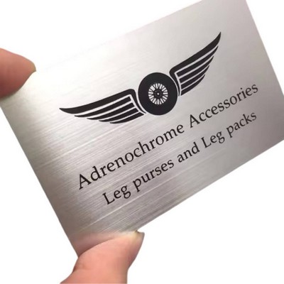 Stainless Steel Business Name Card