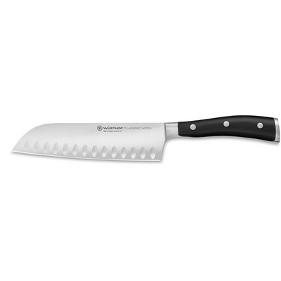 Wusthof 7" Classic Ikon Hollow Edge Santoku Knife