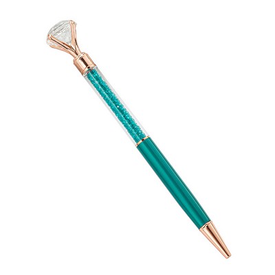 Elegant Diamond Metal Ball Pen