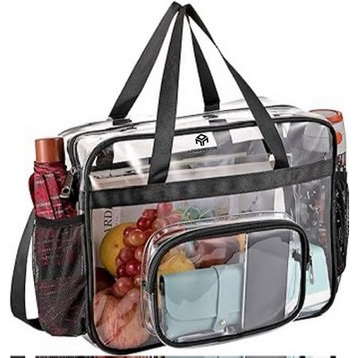 Spacious Clear PVC Sport Tote Bag