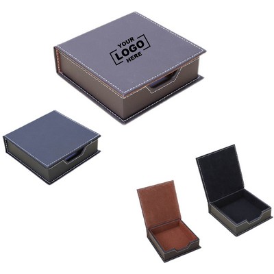 Business PU Leather Memo Holder