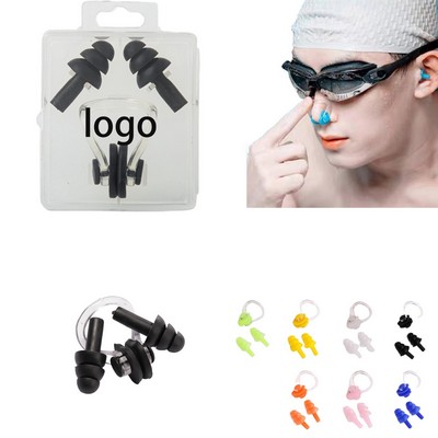 Swimming Earplugs And Nose Clips