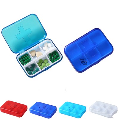 Travel Pill Organizer Box