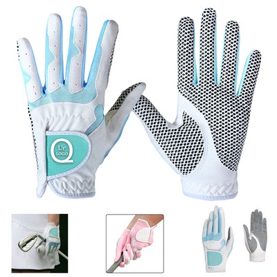 Anti-Slip Women Golf Gloves Pair