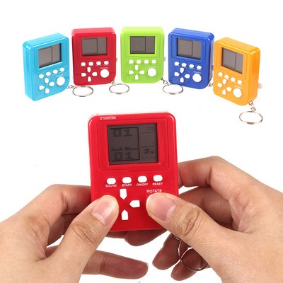 Mini Portable Game Console w/Keychain