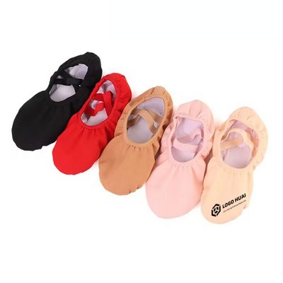 Soft Canvas Ballet Dance Shoes