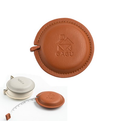 Debossed PU Leather Tape Measure for Body Measuring