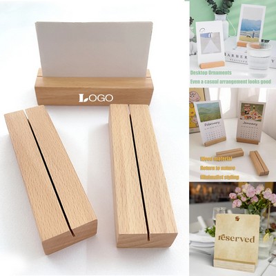 Wood Place Card Holder