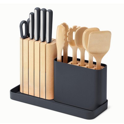 Caraway 14Pc Knife & Utensil Set Charcoal