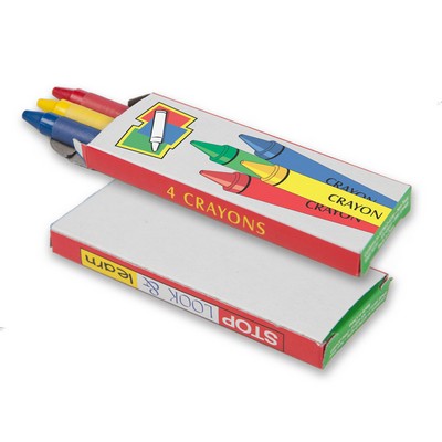 Crayon Box 4-Pack - No Imprint