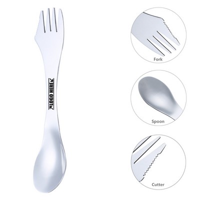 3-In-1 Stainless Steel Spork Spoon