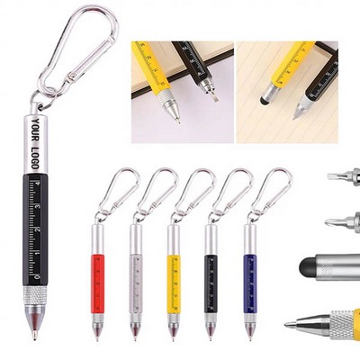 Multitool Tool Pen With Ruler Key Ring