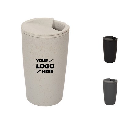 Wheat Straw Coffee Cup With Lid