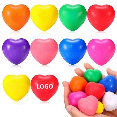 Personalized Heart-Shaped Polyurethane Stress Ball