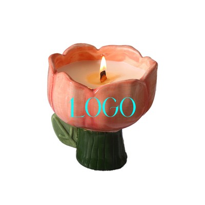 Tulip Ceramic Low Temperature Aroma Candle