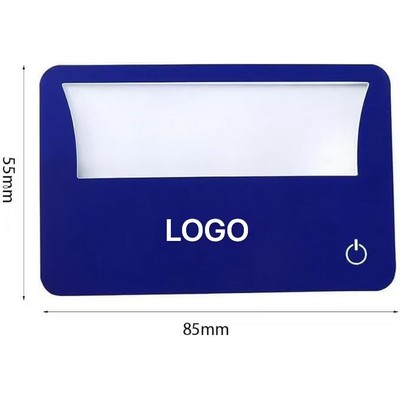 Reading Magnifying Glass LED Credit Card