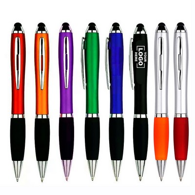 Retractable Stylus Pen with Ballpoint